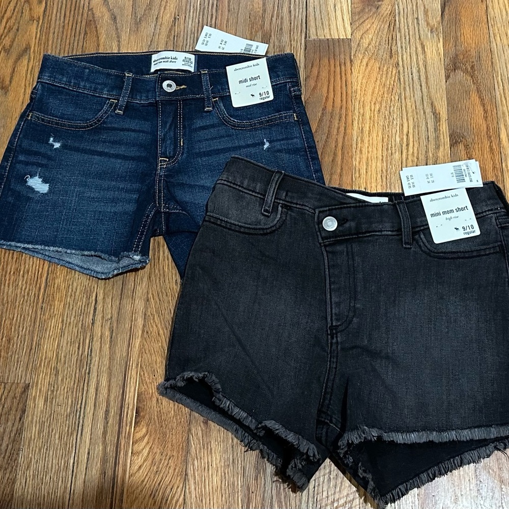Abercrombie Kids girls size 9/10 shorts (two) new with tags